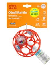 Oball Hračka RATTLE 10 cm 0m+ orange + 50 ml Aquaint