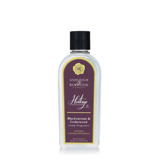 Ashleigh & Burwood Náplň do katalytické lampy THE HERITAGE COLLECTION - BLACKCURRANT & CEDARWOOD, 500 ml