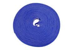 Value Stahovací páska 10mm, suchý zip, 25m, modrá (25.99.5254)