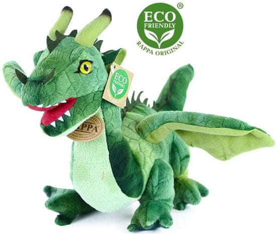 Rappa Plyšový drak 40 cm ECO-FRIENDLY