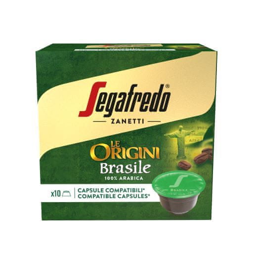 Segafredo Zanetti Le Origini Brasile kapsle 10 ks x 7,5 g (Dolce Gusto)