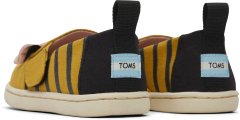 Toms Dětské žluté espadrilky TOMS Tiny Alpargata Twin Gore 4/19