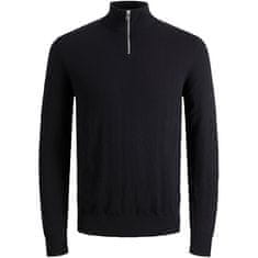 Jack&Jones Pánský svetr JJEEMIL 12189339 Black (Velikost M)