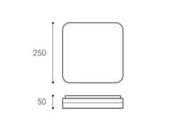 LED2 LED2 1230751 SQUARE II 25 12W 3CCT 1230751