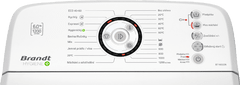BRANDT Pračka vrchem plněná BT16022N + 4 roky záruka po registraci