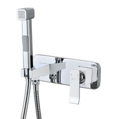 LEMARK Faucet s bidetovou sprchou, vestavěný, chrom / bílý, LEMARK LM5819CW "CONTEST" (záruka 10 roky)