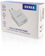 TESLA Device PA65 USB-C nabíjecí adaptér 65W 3v1 (8595689802813) - rozbaleno