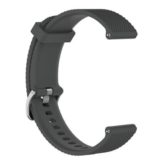 BStrap Silicone Bredon řemínek na Samsung Galaxy Watch 3 45mm, dark gray