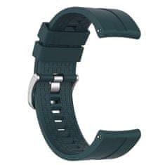 BStrap Silicone Cube řemínek na Samsung Gear S3, dark green