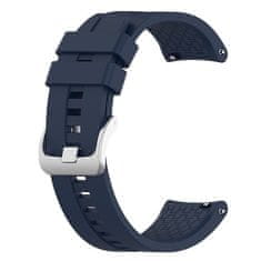 BStrap Silicone Cube řemínek na Huawei Watch GT3 46mm, navy blue