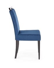 Halmar Jídelní židle Clarion 2 - černá/tmavě modrá