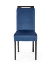 Halmar Jídelní židle Clarion 2 - černá/tmavě modrá