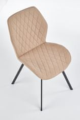 Halmar Jídelní židle K360 - béžová/černá