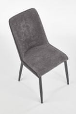 Halmar Jídelní židle K368 - tmavě šedá/černá