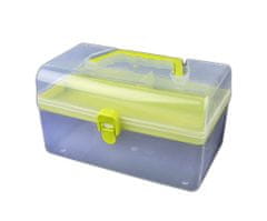 Kraftika 1ks zelená sv. plastový box / kufřík, ochranné obaly boxy