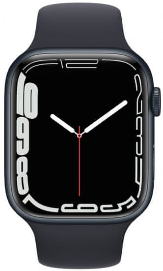 Apple Watch Series 7, 45mm Midnight Aluminium Case Midnight Sport