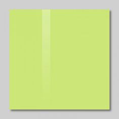 SOLLAU Skleněná magnetická tabule zelená pistáciová 40 x 60 cm