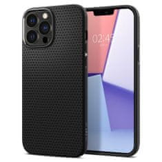 Spigen Liquid Air silikonový kryt na iPhone 13 Pro, černý