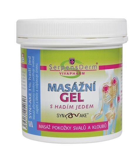 VIVACO Masážní gel s hadím jedem SERPENSDERM  250 ml