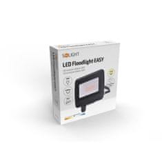 Solight Solight LED reflektor Easy, 20W, 1600lm, 4000K, IP65, černý WM-20W-O