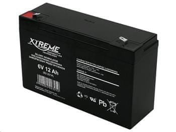 sapro Baterie olověná 6V / 12Ah Xtreme 82-201 / Enerwell gelový akumulátor