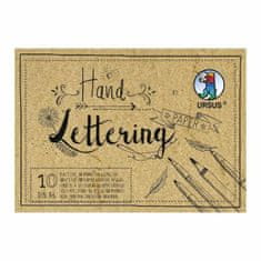 Ursus Skicák na hand lettering 190g/m2 a6 (10ks) kraft,