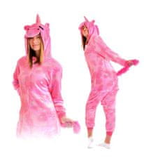 Zolta PEGASUS růžové hvězdy KIGURUMI ONESIE TEPLÁKY PYŽAMO KOMBINÉZA KIGU