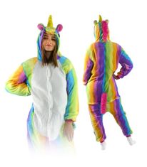 Zolta Duha jednorožec KIGURUMI ONESIE TEPLÁKY PYŽAMO KOMBINÉZA KIGU