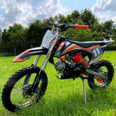 Leramotors Pitbike SHARK E-START 125ccm 4T 17/14 - oranžová