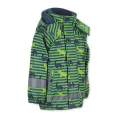 Sterntaler bunda do deště zelená s odpínací fleece mikinou dino 5652111, 110