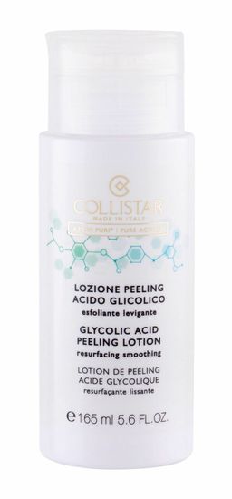 Collistar 165ml pure actives glycolic acid, čisticí voda