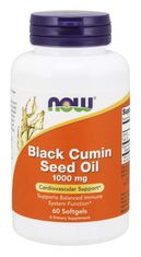 NOW Black Cumin Seed Oil (černucha setá) 1000 mg, 60 softgel kapslí
