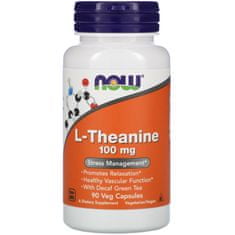 NOW L-Theanin 100 mg, 90 veg.kapslí
