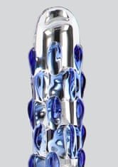 Toyjoy Skleněné dildo ToyJoy Glass Worxx Diamond Dazzler (18 cm)