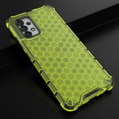 OEM Honeycomb pancéřové pouzdro se silikonovým rámem pro Samsung Galaxy A32 4G green