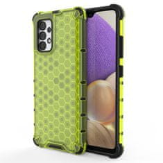 OEM Honeycomb pancéřové pouzdro se silikonovým rámem pro Samsung Galaxy A32 4G green