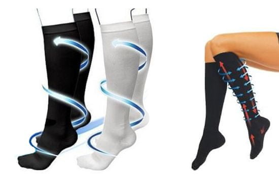 CoolCeny Kompresní zdravotní ponožky - Miracle Socks - 2 páry