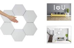 CoolCeny 3x LED Bezdrátové svítidlo HEXAGON na dálkové ovládání