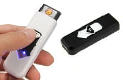 CoolCeny Elektronický USB zapalovač - Černá