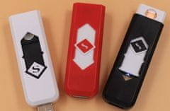 CoolCeny Elektronický USB zapalovač - Černá