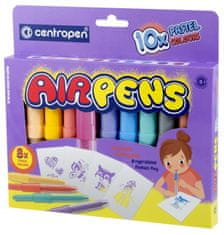 CBPAP Foukací fixy Centropen 1500/10 sada AIRPENS PASTEL