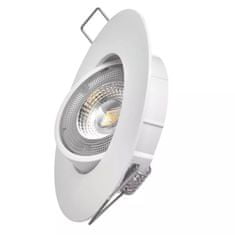 Emos Bílé LED bodové svítidlo 5W s výklopným rámečkem Economy+ Barva světla: Denní bílá ZD3122