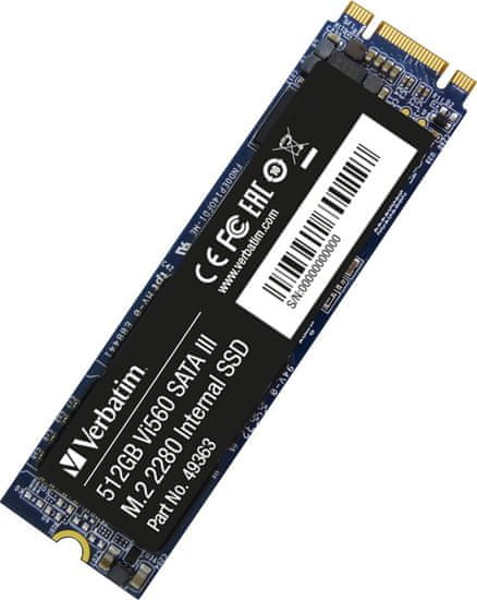 Verbatim Vi560 S3 SSD, M.2 - 512GB (49363)