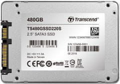 Transcend SSD220S, 2,5" - 480GB (TS480GSSD220S)