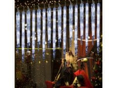 commshop Vánoční LED osvětlení kapající rampouchy - studená bílá (28 cm)