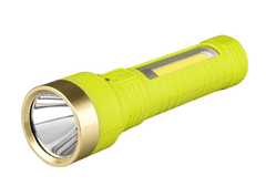 Peacock Batteries Nabíjecí svítilna USB 1W LED+ 3W LED COB