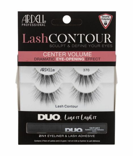 Ardell 2ks lash contour 370, black, umělé řasy