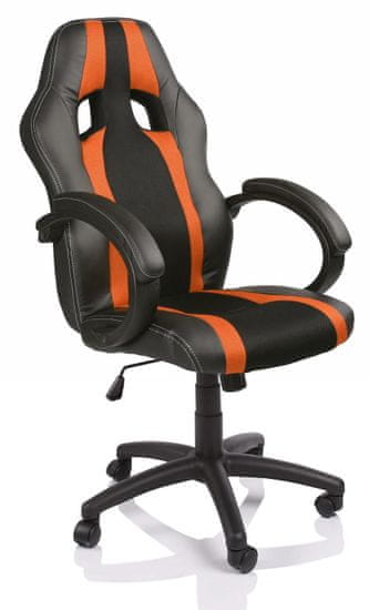 Tresko Herní židle Racing RS019 Black - Orange