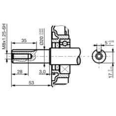 shumee Benzínový motor 6,5 HP 4,8 kW černý