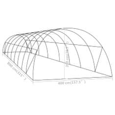 shumee Fóliovník 32 m² 8 x 4 x 2 m